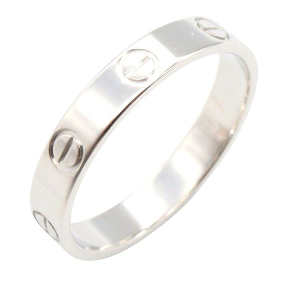 Cartier Mini Love Ring K18WG White Gold